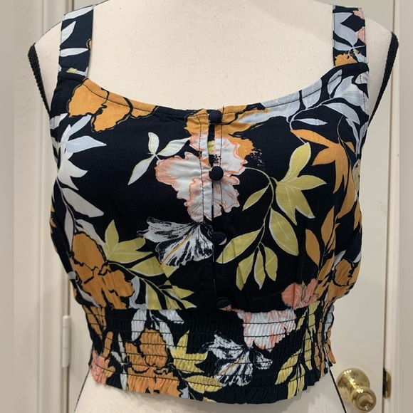 Roxy new with tags women’s cropped top size M - Picture 2 of 9